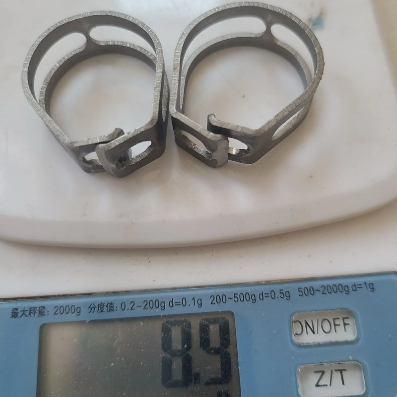 15.2g Shimano & Campagnolo & Partial SRAM Shifter Clamp Ring Kit — Hollow TC4 Titanium Bolts
