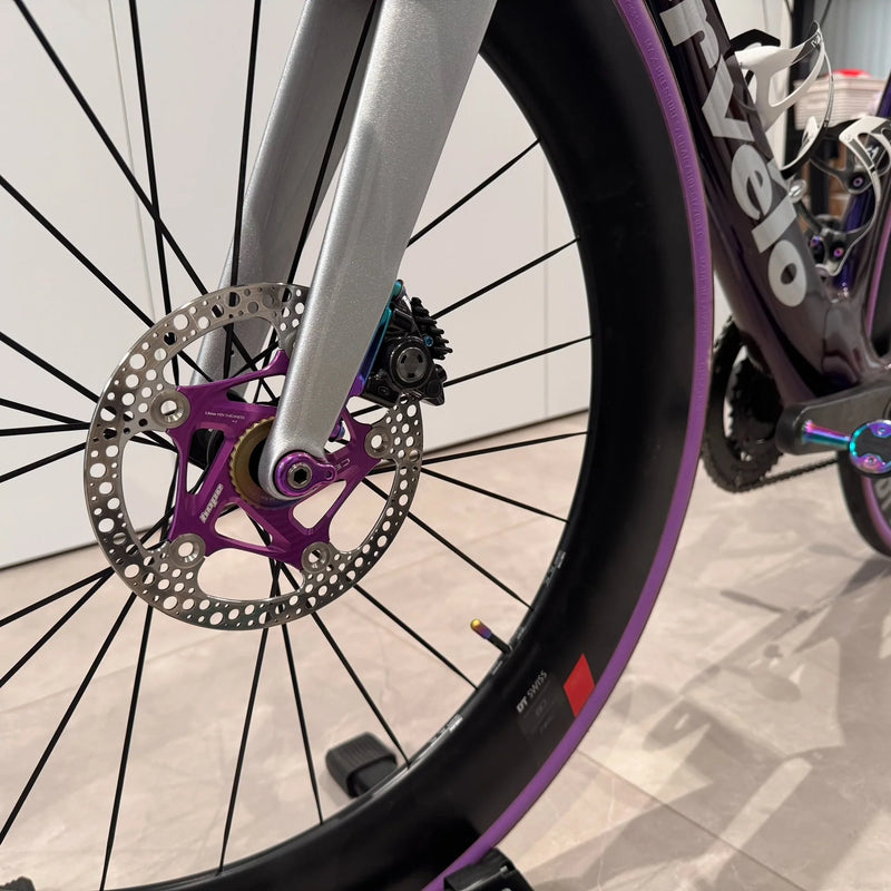 Titanium Thru Axle for Cervélo S5 – 2023–2025 Version / New 2026 Version — TC4 CNC, Mirror Polished, Custom Colors