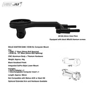NIUJU EASTON EA90 / EC90 SL Computer Mount — Lightweight Garmin Wahoo Stem Mount — N124