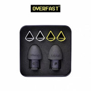 OVERFAST 1.77g Carbon Fiber Bar End Plugs — Aero Road Bike Handlebar Caps — Standard Version With Aero Cover
