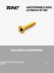 TiNE M6 Titanium Headset Top Cap Screws — 25 / 30 / 35 / 45mm