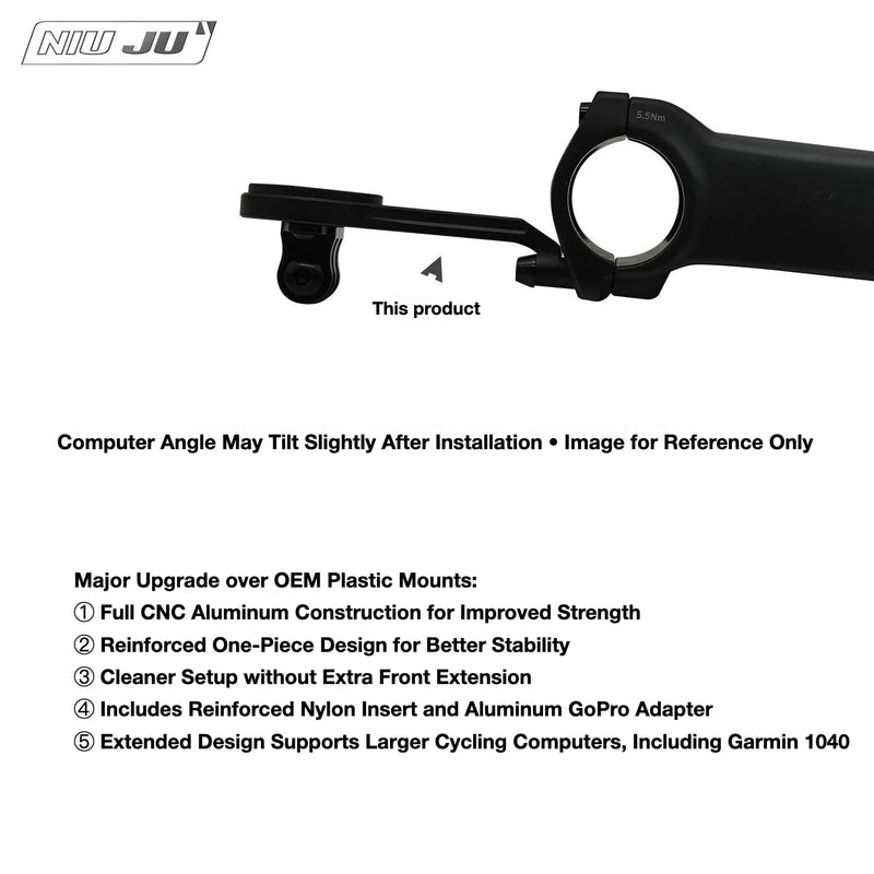 NIUJU Giant CONTACT AEROLIGHT Computer Mount — TCR Gen 10 DEFY ADV Garmin Wahoo Mount