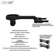 NIUJU DEDA ZERO100 Computer Mount — CNC Garmin Wahoo Stem Mount