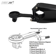 Torque Carbon Computer Mount Compatible with Giant CONTACT SLR FLUX Stem