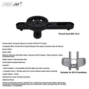 NIUJU Cervélo P5 EX10 TT Computer Mount — Garmin Wahoo GoPro & Bike Light Extension Mount