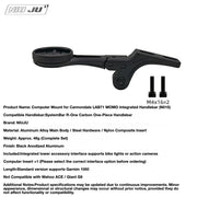 NIUJU Computer Mount for Cannondale MOMO Integrated Handlebar — LAB71 Garmin 1050 Extension Mount