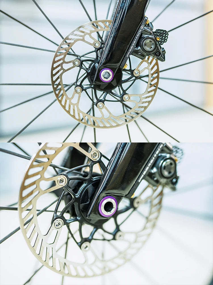 Chaser Ultralight Titanium Thru Axle Set for GIANT TCR & Propel — TC11 Titanium — 116mm/161mm — 37g Per Pair