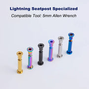 S-PARTS TC4 Titanium Seatpost Clamp Bolt — Specialized SL6 / SL7 / SL8 / SL9 / Venge