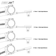 Extralite HyperStem HyperStealth Computer Mount — Lightweight Garmin Aero Bike Mount Extension