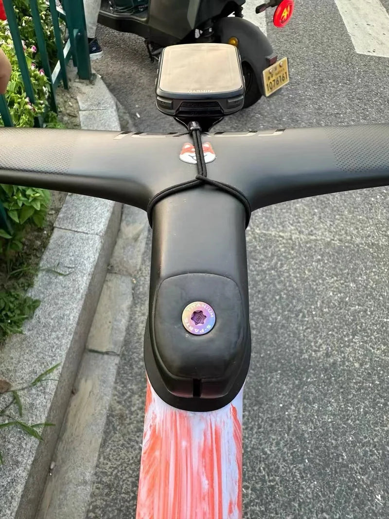 S-PARTS Lightning SL8 Roval Rapide Integrated Handlebar Stem Cap – Carbon Fiber Weave Options