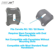 NIUJU Cervélo R5 R3 S3 Stem Computer Mount — Bar Fly Style Garmin Wahoo Mount — Note: Designed Specifically for Cervélo Stems