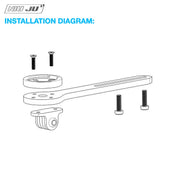 NIUJU Canyon H31 / CP10 / CP20 / CP18 Computer Mount — Aero Integrated Cockpit Extension Mount