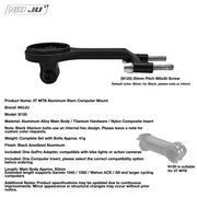 NIUJU 3T MTB Team Stealth Computer Mount — Garmin Wahoo Stem Extension Mount