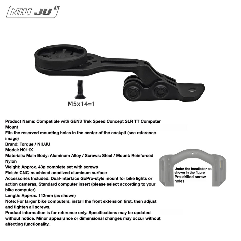 TREK Speed Concept SLR Gen 3 Computer Mount