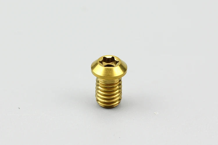 S-PARTS Titanium Cable Locking Bolts — M5/M6 — Road & MTB — Pressing screw general use m6 one / Gold