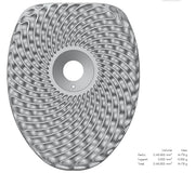 Custom 3D Titanium Stem Cap for Vision Metron 6D – Hand-Finished Art Design