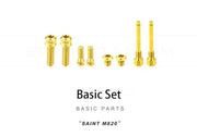 S-PARTS Titanium Brake Bolt Sets — Shimano SAINT M820 / ZEE M640 — SAINT M820 Base set 8 PCS