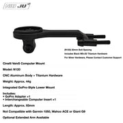 NIUJU Cinelli Dinamo Computer Mount — PASSONI NOVA CNC Aluminum Garmin Wahoo Mount — Compatible with Cinelli Vaiv