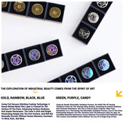 S-PARTS Titanium OD2 34.9 mm Laser Headset Cap — CNC Machined — Multiple Designs Available