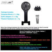 NIUJU DEDA M35 Computer Mount — Lightweight CNC Garmin Wahoo Stem Mount