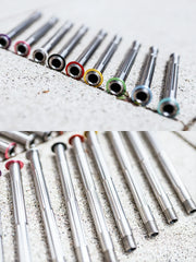 Chaser Ultralight Titanium Thru Axle Set for GIANT TCR & Propel — TC11 Titanium — 116mm/161mm — 37g Per Pair