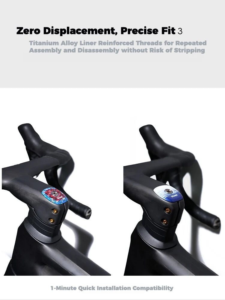 TiNE Carbon Headset Cap for Specialized SL8 Integrated Handlebar — FDJ & Quick-Step Edition