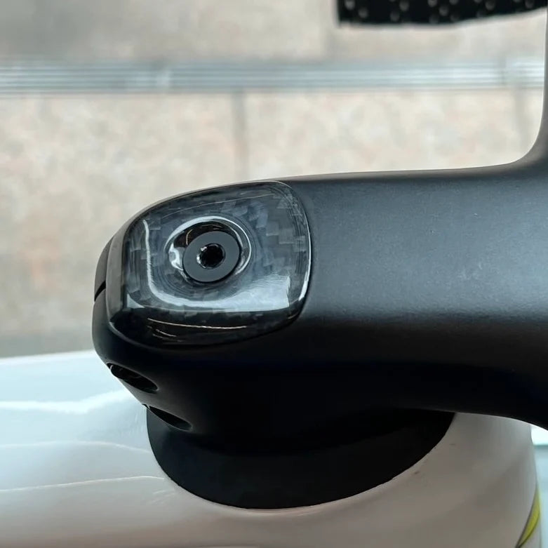 S-PARTS Lightning SL8 Roval Rapide Integrated Handlebar Stem Cap – Carbon Fiber Weave Options