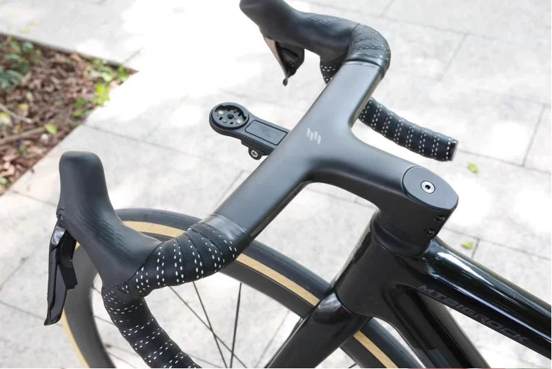 BIGROCK Carbon Road Handlebar Integrated Gravel Handlebars 360/380/400/420mm, Racing Bike Handlebar 28.6mm