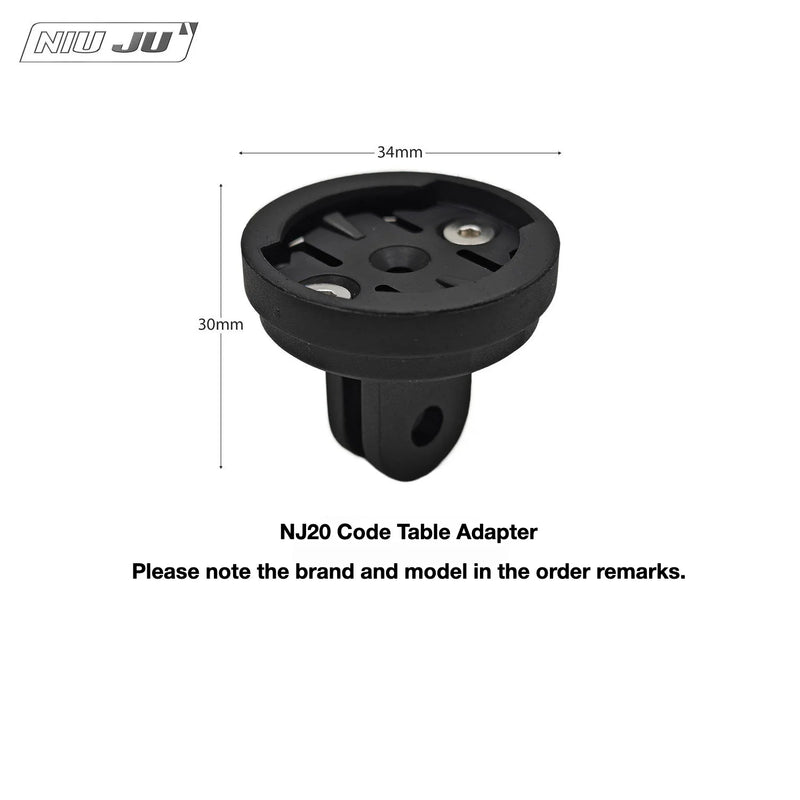 NIUJU Brompton T-Line Computer Mount — Titanium Brompton Garmin GoPro Adapter