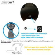 NIUJU Computer Mount for Cervélo A029 Alloy S3 Stem — S Series Garmin Wahoo Mount