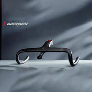 BIGROCK Carbon Road Handlebar Integrated Gravel Handlebars 360/380/400/420mm, Racing Bike Handlebar 28.6mm
