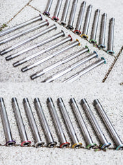Chaser Ultralight Titanium Thru Axle Set for GIANT TCR & Propel — TC11 Titanium — 116mm/161mm — 37g Per Pair