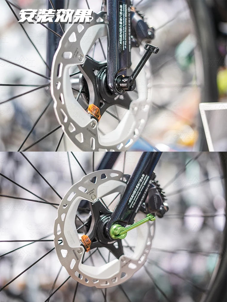 CHASER 12mm Ultralight Titanium Hidden Quick-Release Thru Axle Set for Giant / Liv Road Bikes (TCR, Propel, Defy Series)