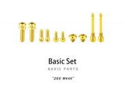 S-PARTS Titanium Brake Bolt Sets — Shimano SAINT M820 / ZEE M640 — ZEE M640 Base set 10 PCS