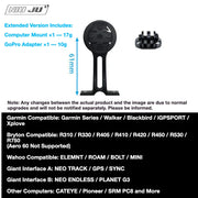 NIUJU Darimo IX2 / IX4 Computer Mount — Ultra-Light Garmin Wahoo GoPro Mount — Short Version