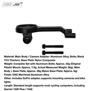 PAVEWAY Giant Contact SL Aero Computer Mount — Titanium Bike Computer Mount for New Giant Propel
