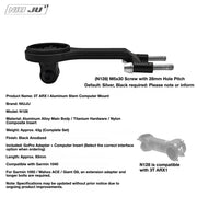 NIUJU 3T ARX I & ARX II PRO Team Computer Mount — Garmin Wahoo GoPro Compatible — Fits ARX I Stem Computer Mount N128
