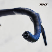 TiNE Road Bike Handlebar Tape Set — 210cm Length — 2.5mm Thickness — Anti-Slip & Breathable — Includes 2 Titanium Bar End Plu
