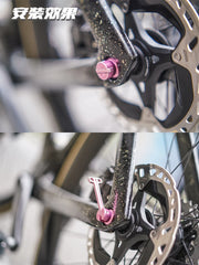 CHASER 12mm Titanium Thru Axle Set for Trek Madone Gen6 / Gen7 / Gen8 — Ultralight Hidden Lever Quick Release
