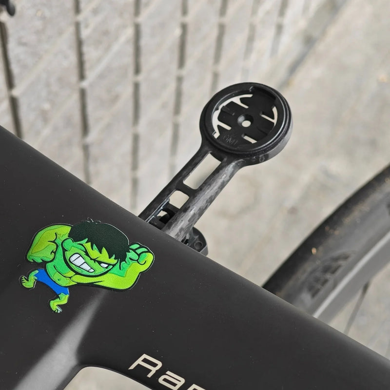 Seka Spear/Rapier Integrated Carbon Computer Mount — 10g — Supports Garmin 1050 — Titanium Bolts Included