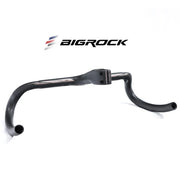 BIGROCK Carbon Fiber Integrated Gravel Handlebar with Stem – Flared Drop Bar for Gravel Bikes