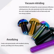 S-PARTS A2 M6 Umbrella Head Titanium Bolts — 8–35mm — Headset & Clamp