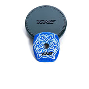 TiNE Carbon Fiber ROVAL Headset Cap — Hand-Painted Designs — Snowflake Withering