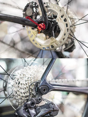 CHASER 12mm Ultralight Titanium Hidden Quick-Release Thru Axle Set for Giant / Liv Road Bikes (TCR, Propel, Defy Series)