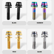 TiNE Titanium Alloy Screws for DARIMO Nexum Drag Integrated Handlebar – M4×16 Stem Bolts (8 Colors)