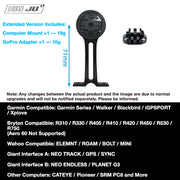 NIUJU Darimo IX2 / IX4 Computer Mount — Ultra-Light Garmin Wahoo GoPro Mount — Extended Version