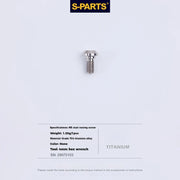 S-PARTS Titanium Cable Tension Bolts — M5/M6 — Derailleur & Brake