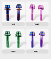 TiNE Titanium Alloy Screws for DARIMO Nexum Drag Integrated Handlebar – M4×16 Stem Bolts (8 Colors)