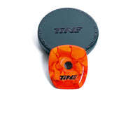 TiNE Carbon Fiber ROVAL Headset Cap — Hand-Painted Designs — Lava Flow