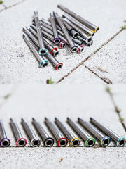 Chaser Ultralight Titanium Thru Axle Set for GIANT TCR & Propel — TC11 Titanium — 116mm/161mm — 37g Per Pair